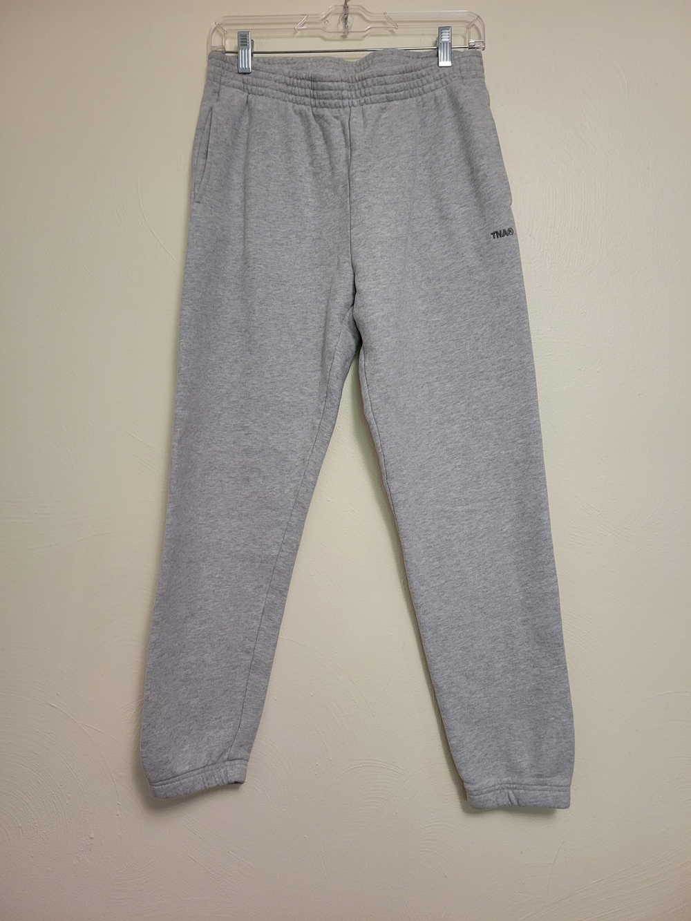Aritzia TNA Light Gray Fleece Joggers Size M
